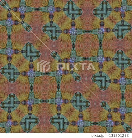 Grungy pattern design for textile printing. Ornamental design as background for flyer, brochure, calendar, invitation card 131201258