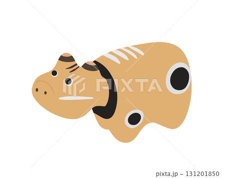 あかべこ、福島県会津地方に伝わる赤い張り子人形の郷土玩具 131201850