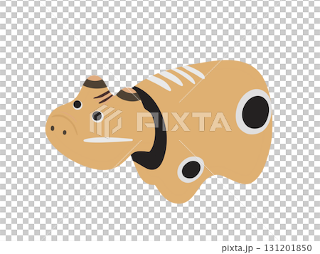 あかべこ、福島県会津地方に伝わる赤い張り子人形の郷土玩具 131201850