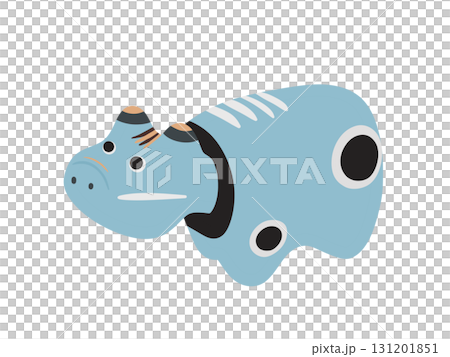 あかべこ、福島県会津地方に伝わる赤い張り子人形の郷土玩具 131201851