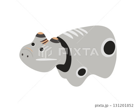 あかべこ、福島県会津地方に伝わる赤い張り子人形の郷土玩具 131201852