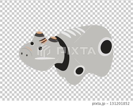 あかべこ、福島県会津地方に伝わる赤い張り子人形の郷土玩具 131201852