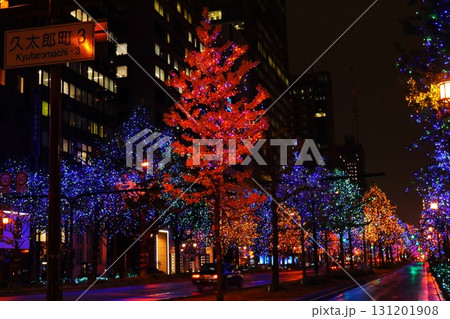 御堂筋のイルミネーション 131201908