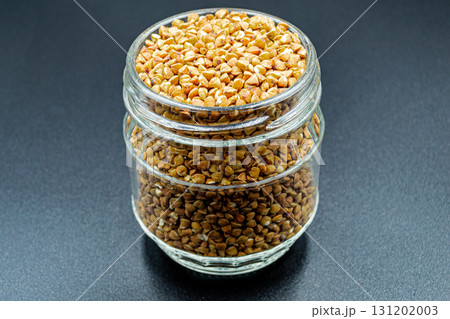 Organic dry buckwheat grains consisting of raw natural product Organic dry buckwheat grains consisting of raw natural product 131202003
