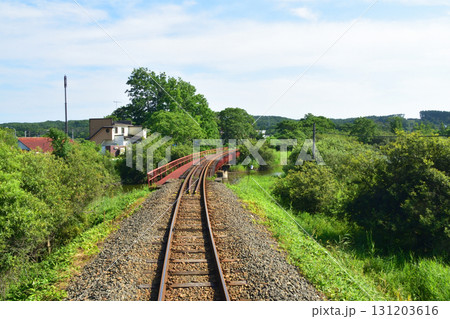 JR北海道、釧網本線釧路湿原駅と茅沼駅間の風景(2023年夏) JR北海道、釧網本線釧路湿原駅と茅沼駅間の風景(2023年夏) 131203616