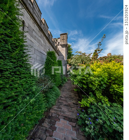 The beautiful Dublin Castle gardens in Ireland 131203924