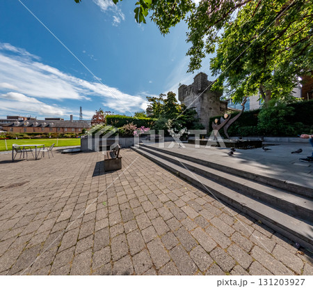 The beautiful Dublin Castle gardens in Ireland The beautiful Dublin Castle gardens in Ireland 131203927