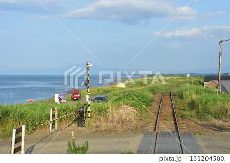 JR北海道釧網本線止別駅、藻琴駅間の風景(2023年夏) 131204500
