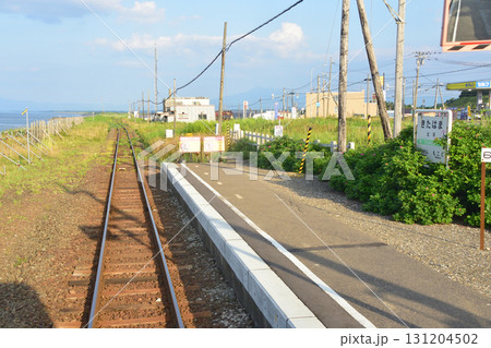 JR北海道釧網本線止別駅、藻琴駅間の風景(2023年夏) 131204502