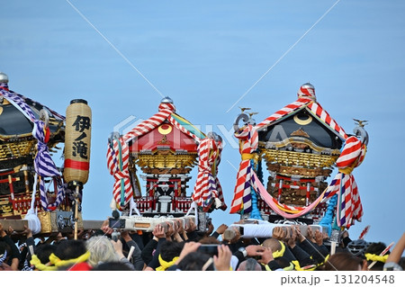 大原はだか祭りの汐ふみ　千葉 131204548