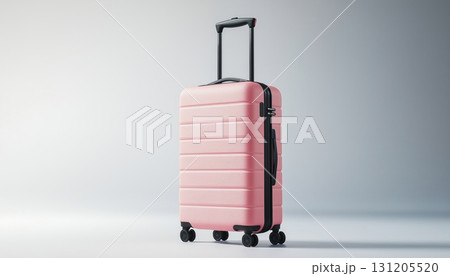 Stylish And Modern Pink Suitcase With Wheels And Telescopic Handle 131205520