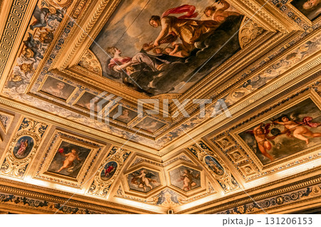 Senate of french republic, interiors decors, Paris, France 131206153