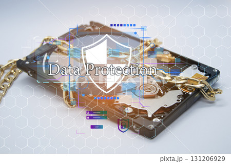 Concept of protecting data from online theft 131206929