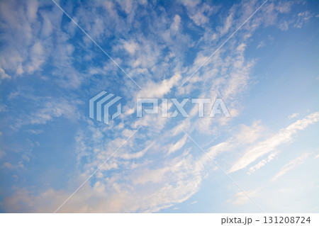 Twilight sky background with colorful clouds 131208724