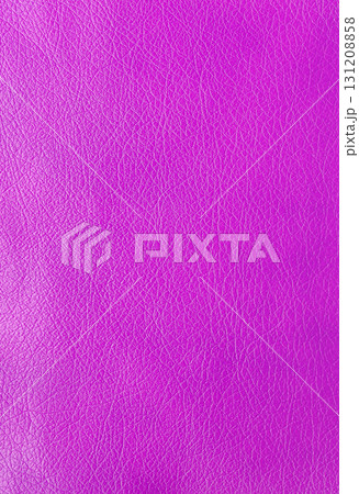 Texture of genuine leather, artificial leatherette pink background 131208858