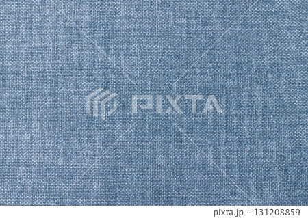macro texture fabric of large binding for sewing blue background color 131208859
