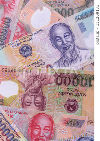 Vietnam money, dong, paper banknotes, cash. Vietnamese money Vietnam money, dong, paper banknotes, cash. Vietnamese money 131209131