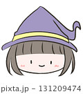 魔女帽子をかぶる女の子 131209474
