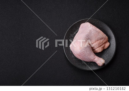 Chicken raw leg or quarter, fresh meat for cooking on barbecue. Chicken quarter Chicken raw leg or quarter, fresh meat for cooking on barbecue. Chicken quarter 131210182