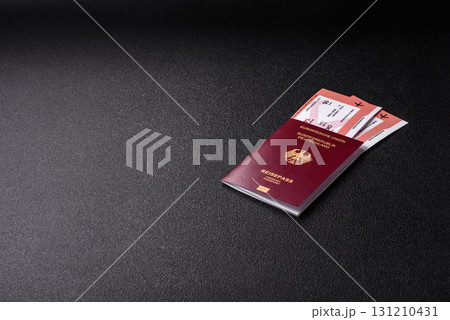 German passport, German document for travelling, border crossing 131210431