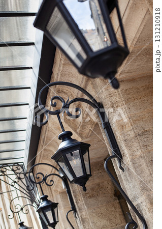 Porch and lighting of a mansion in Bordeaux France 131210918