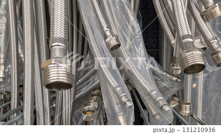 A Versatile Selection of Assorted Stainless Steel Hoses Designed Specifically for Plumbing Needs 131210936