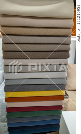 Explore a Diverse Fabric Stack Available in Various Unique Colors and Textures for Creative Projects 131210955