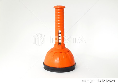 orange water pump isolated on white background orange water pump isolated on white background 131212524
