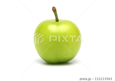 Single whole fresh green Can Erik plum close up isolated on white background. green plums pictures Single whole fresh green Can Erik plum close up isolated on white background. green plums pictures 131213563