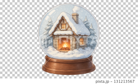 House in a snow globe 131213567