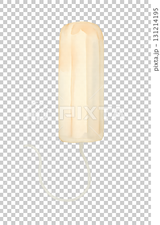 白色衛生棉條水彩插圖PNG透明背景 131214195