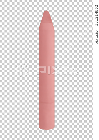 ローズピンクのリップクレヨン 水彩イラスト PNG 透過背景 ローズピンクのリップクレヨン 水彩イラスト PNG 透過背景 131214952