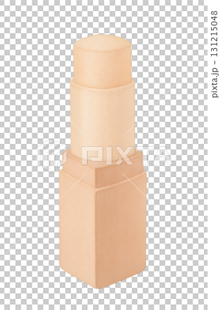 スティックファンデーション 水彩イラスト PNG 透過背景 131215048