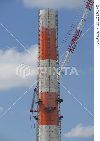 砂町水再生センター 煙突 解体工事 2024年5月 砂町水再生センター 煙突 解体工事 2024年5月 131216340