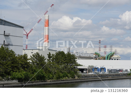 砂町水再生センター 煙突 解体工事 2024年5月 砂町水再生センター 煙突 解体工事 2024年5月 131216360