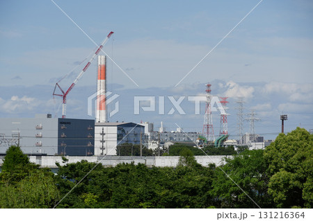砂町水再生センター　煙突　解体工事　2024年5月 131216364