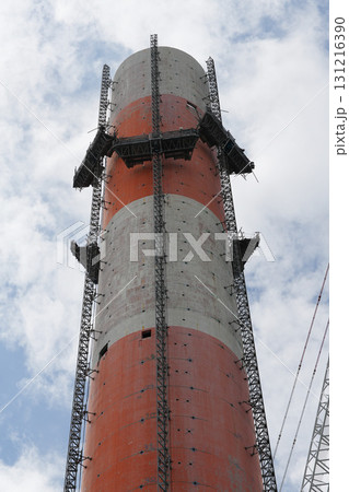 砂町水再生センター 煙突 解体工事 2024年5月 砂町水再生センター 煙突 解体工事 2024年5月 131216390