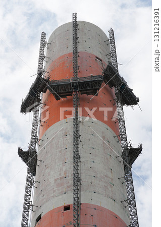 砂町水再生センター 煙突 解体工事 2024年5月 砂町水再生センター 煙突 解体工事 2024年5月 131216391