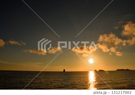 五島灘、角力灘、大角力の夕景 五島灘、角力灘、大角力の夕景 131217002