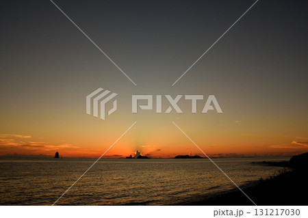 五島灘、角力灘、大角力の夕景 五島灘、角力灘、大角力の夕景 131217030