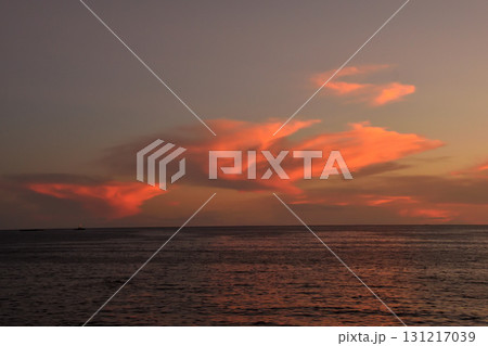 五島灘、角力灘、大角力の夕景 131217039