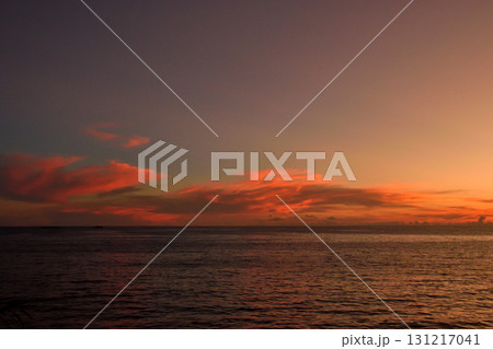 五島灘、角力灘、大角力の夕景 131217041