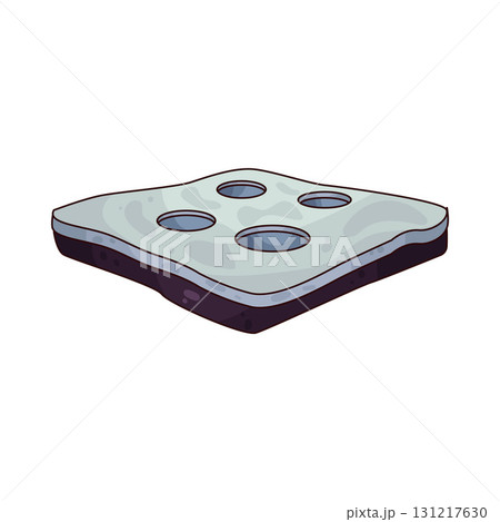 illustration of Lunar Surface illustration of Lunar Surface 131217630