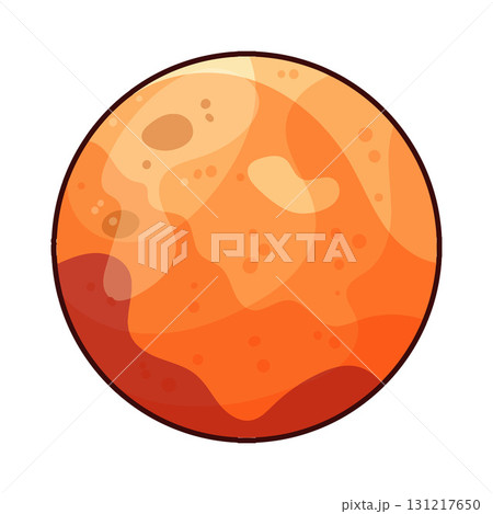 illustration of Mars  131217650