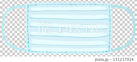 Disposable mask illustration vector material Disposable mask illustration vector material 131217914