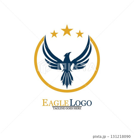 Falcon Eagle Bird Logo Template Vector Icon 131218090