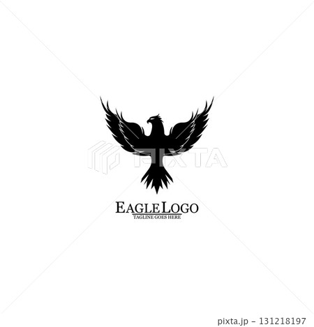 Eagle icon logo design vector template 131218197