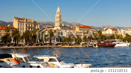 Daytime view of port in Split, Croatia Daytime view of port in Split, Croatia 131218531