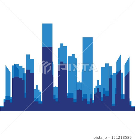 Modern City skyline . city silhouette. vector illustration in flat design Modern City skyline . city silhouette. vector illustration in flat design 131218589