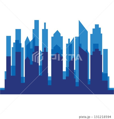 Modern City skyline . city silhouette. vector illustration in flat design Modern City skyline . city silhouette. vector illustration in flat design 131218594